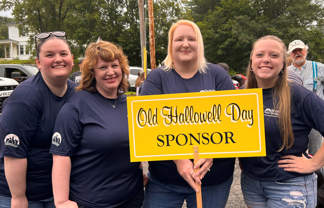 KSB's Kaitlyn, Staci, Sara, and Emily at Old Hallowell Day